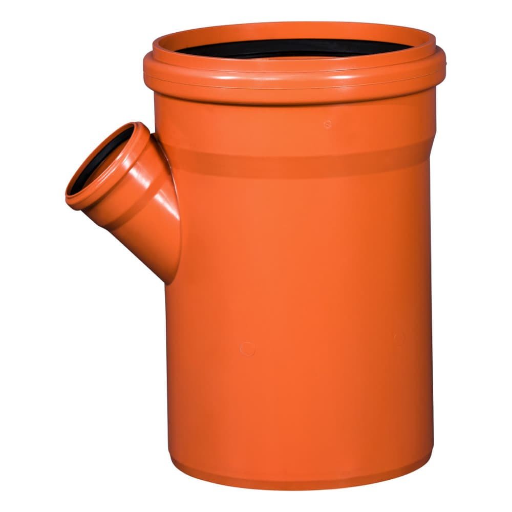 Abzweig KG Rohr DN 315/110, 45 Grad, Kanalrohr Abzweig