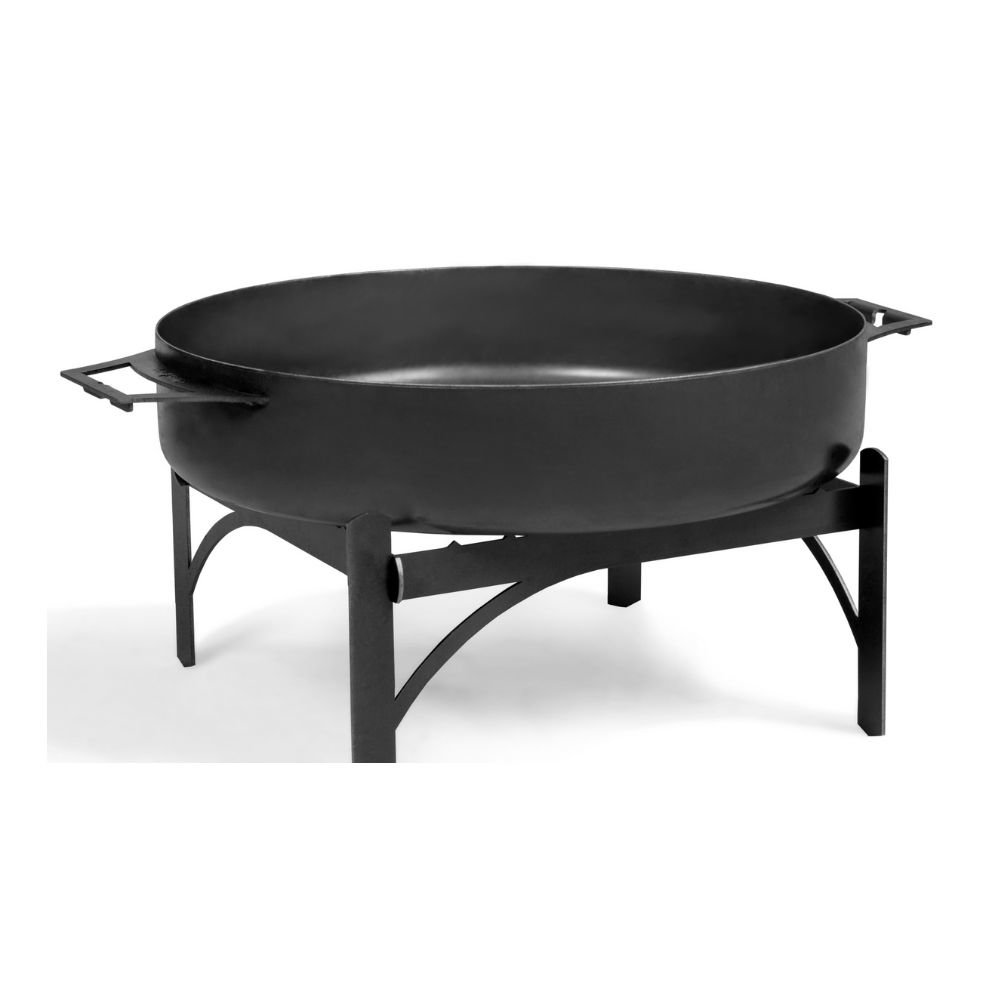 Pfannenständer, Pfannenhalterung, 50 cm Naturstahl, Ständer für Grill
