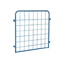 Gitteraufsatz, Etagenwagen Gitterwand 1200x800, Zusatzgitterwand für Etagenwagen