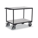 ESD Tischwagen schwer, 500 kg Traglast, 2 Ladeflächen, Boni