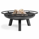 Feuerschale PORTO 60 cm, Naturstahl, Gartenfeuer