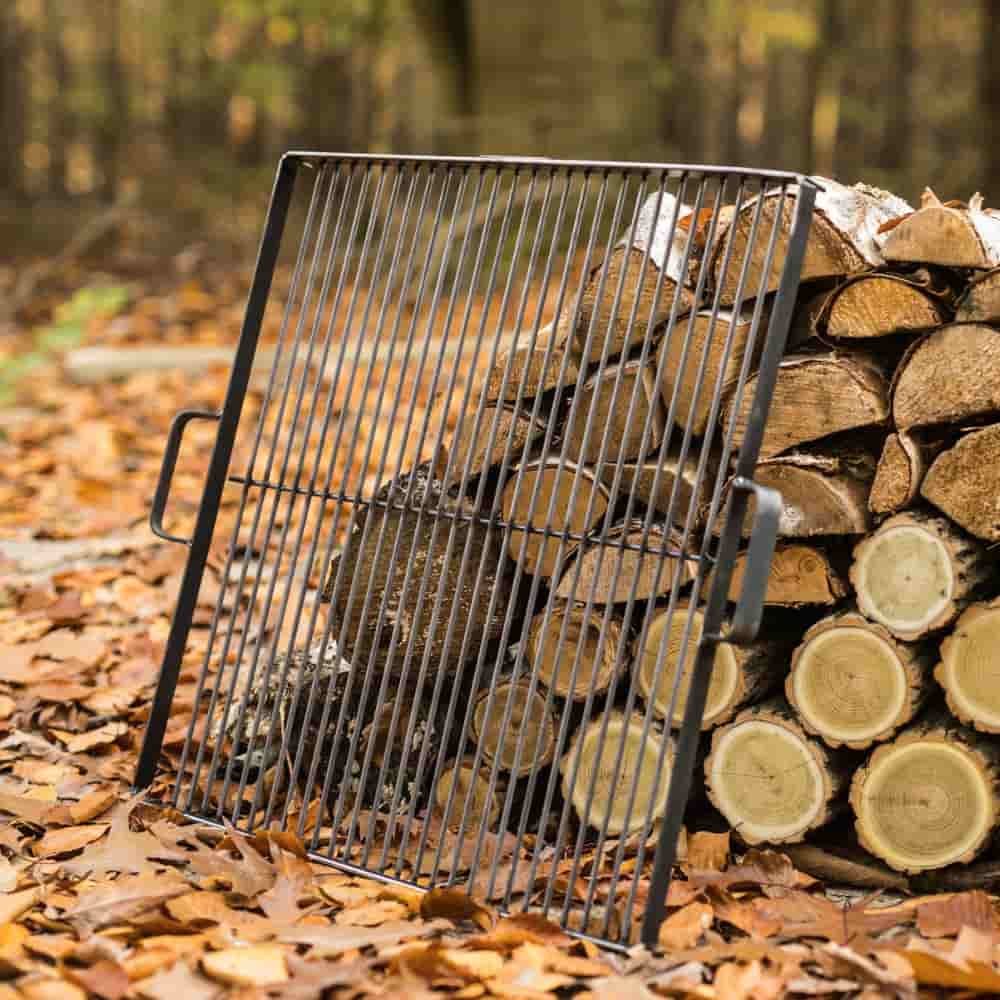 Grillrost Feuerschale 80 cm, Stahl, 58x58cm, Boni-Shop