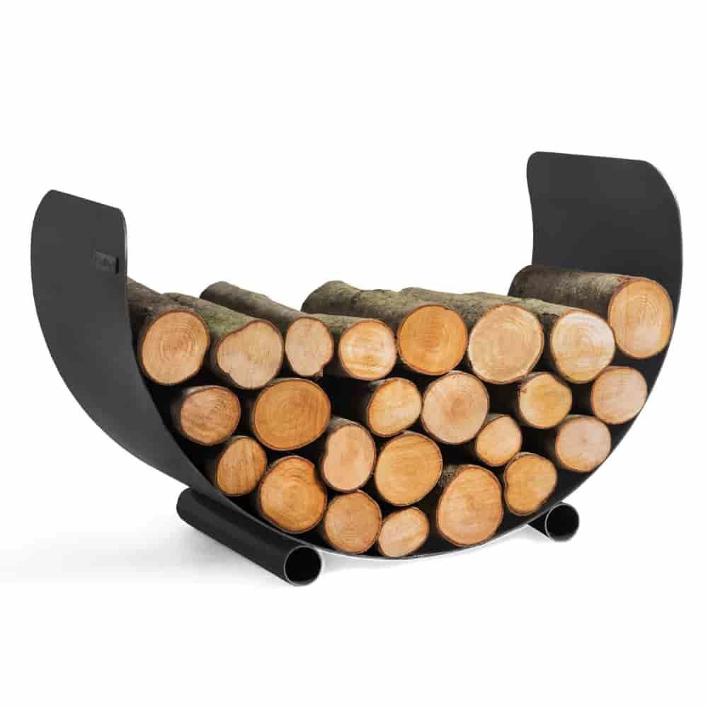 Kaminholzregal Stahl, Brennholzregal, Holzstapelhilfe, 70x45cm