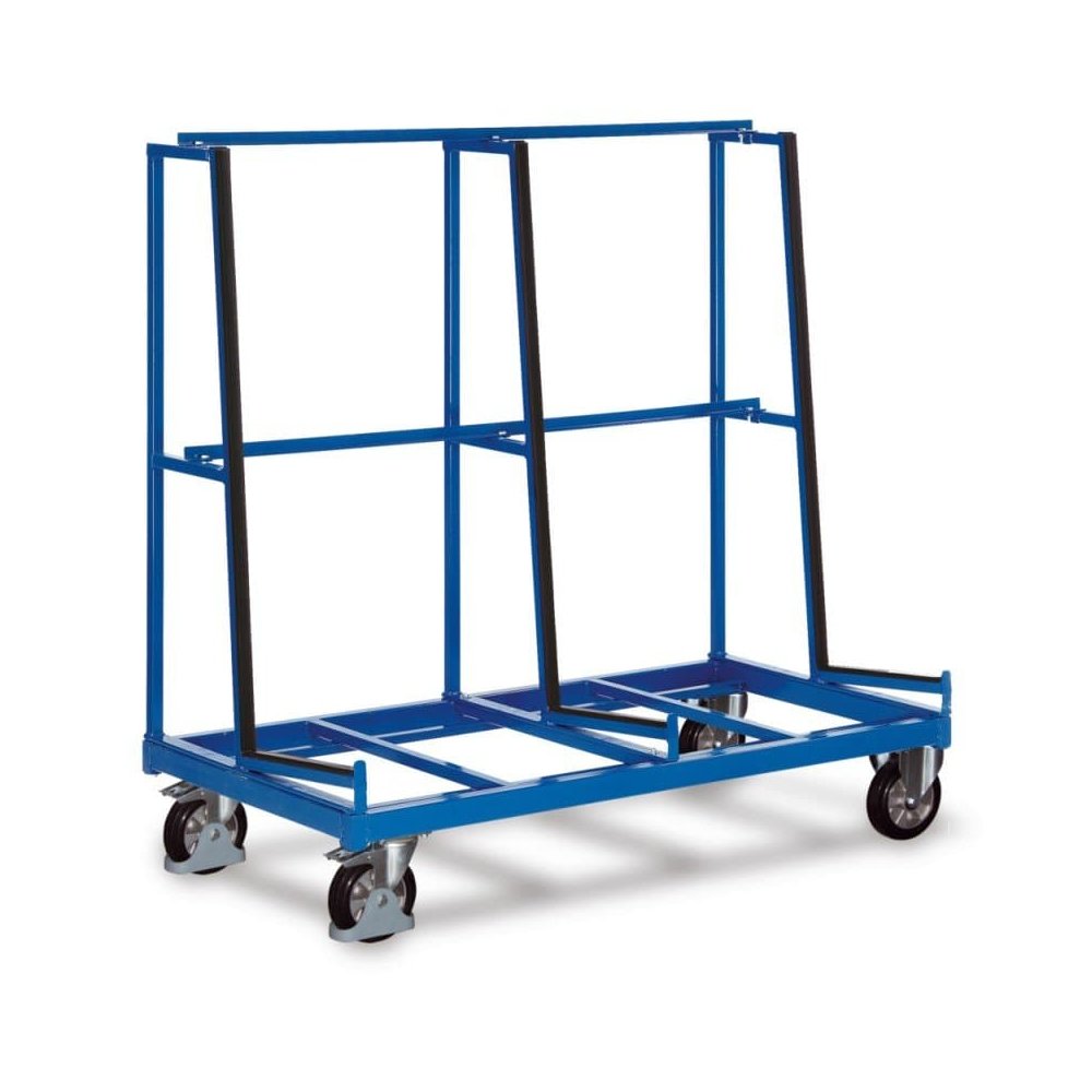 Plattenwagen, einseitig, 1200 kg Traglast, Auflagenbreite 430 mm
