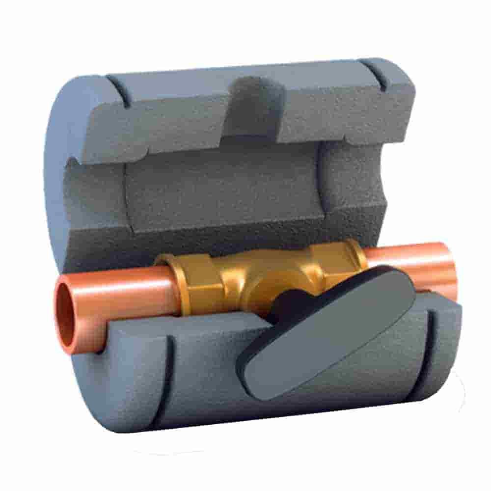 Kugelhahn Isolierung DN 40, Ventilisolierung, Armaturendämmung