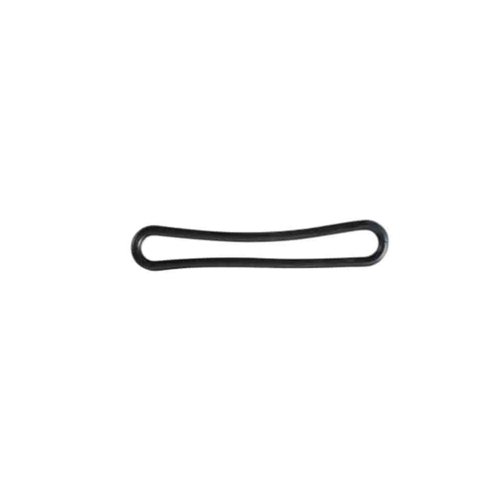 Spanngummis, Planenspanner, 20cm, ohne Haken, oval, EPDM, schwarz
