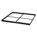Feuerschalen Unterlage, Feuerstelle Unterlage, quadratisch 120x120 cm, Boni