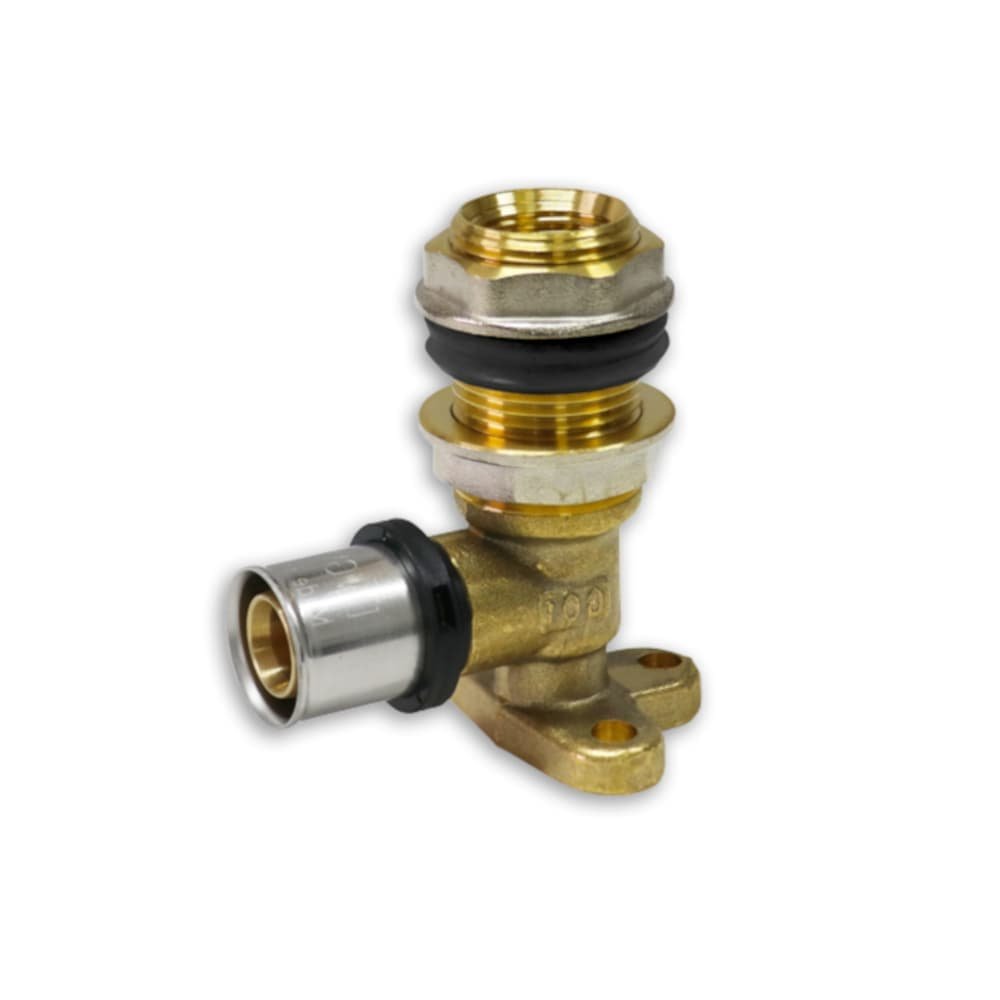 Pressfitting Wanddurchführung 16, 1/2" IG