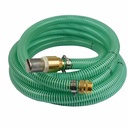 1"/25mm Saug- + Druckschlauch mit Saugkorb, Rückschlagventil + 1" AG Doppelnippel 1m