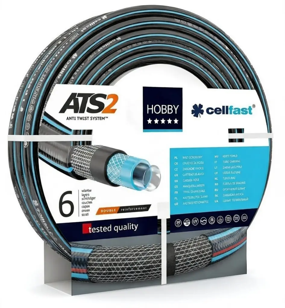 Gartenschlauch 1 Zoll, 25m, lebensmittelecht, flexibel, formstabil