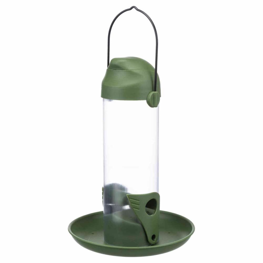 Vogelfutterhaus, Futtersäule für Vögel, 500ml, Kunststoff