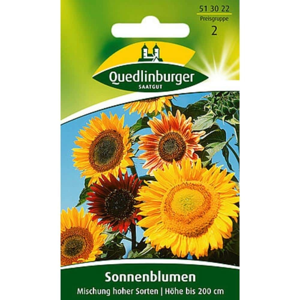 Sonnenblumen Samen kaufen, Boni, Mischung hoher Sorten, Sommerblumen
