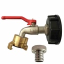 3/4" IG IBC Container S60 + 3/4" Wasserhahn