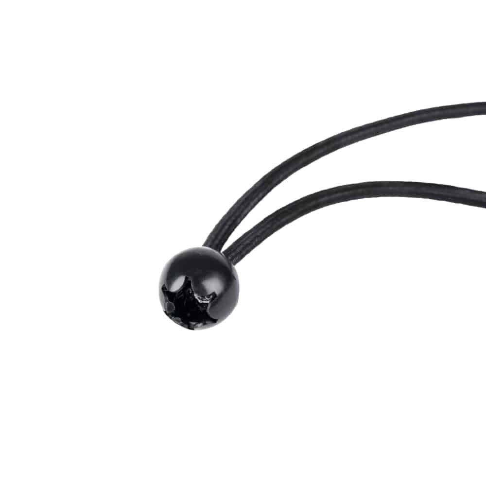 Expanderschlinge mit Kugel, Planenspanner 6mm, schwarz, 25cm