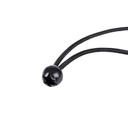 Expanderschlinge mit Kugel, Planenspanner 6mm, schwarz, 25cm