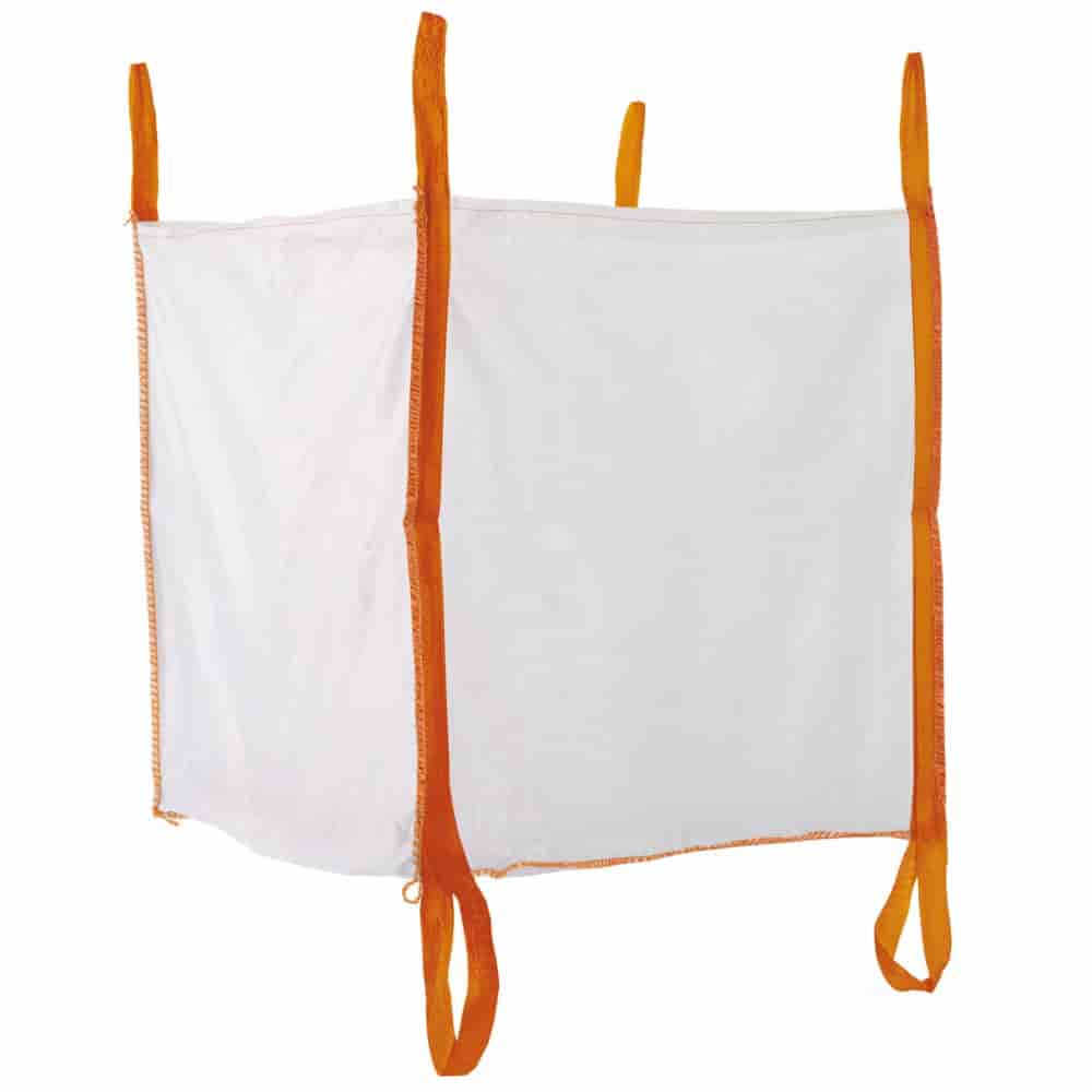 1 BIG BAG oben offen, 2 Schlaufen unten Tragkraft 1000 kg, 90 x 90 x 90 cm