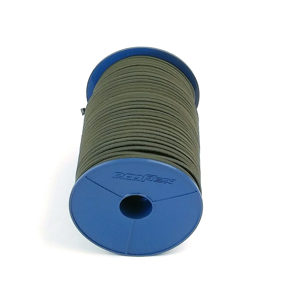Expanderseil, Gummiseil, 8mm, 10m, schwarz