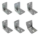 Winkelverbinder, Holzverbinder, Stahlverbinder, verzinkt, verschiedene Größen