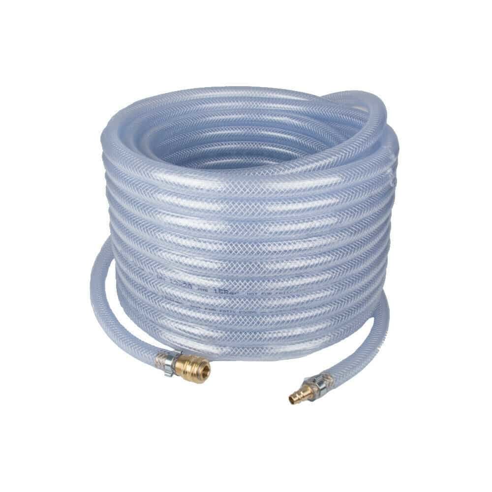 Druckluftschlauch mit Kupplung, PVC, flexibel
