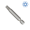 1/4" ---> Torx mit Stirnloch TT6, L=50mm 