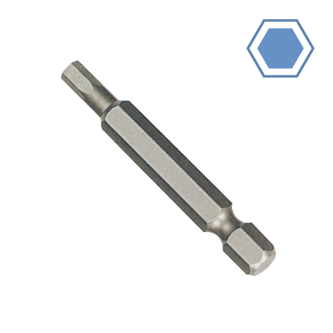 1/4" ---> Inbus 2,0, L=50mm 