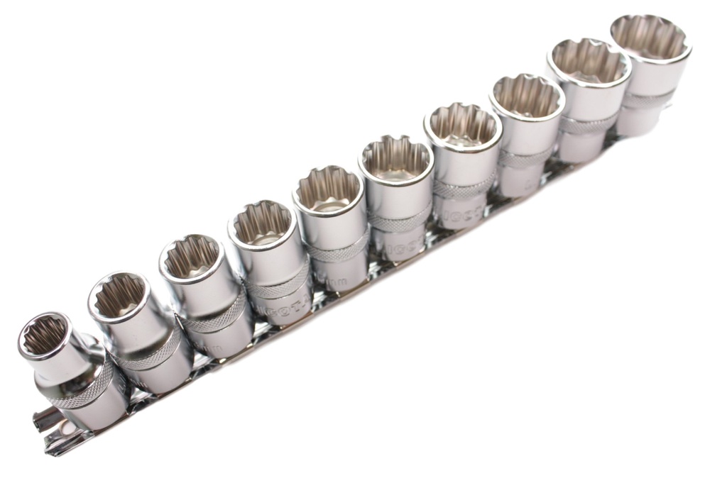1 2 zoll Nusskasten, Steckschlüsselsatz, 12-Kant Nüsse 10-24 mm