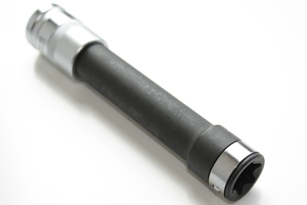 Aussen Torx E12, 1/2 Zoll, Torx Nuss lang, E-Profil, Steckschlüssel 140mm