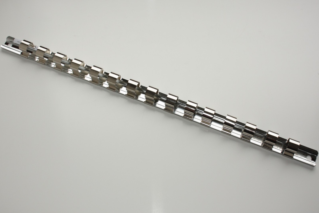 Stecknuss Halter, Stecknuss Schiene 1/2 Zoll, 15 Clips, 415mm