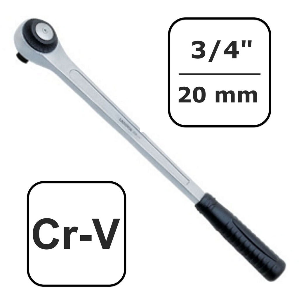 3/4" Knarre 72 Zähne - 550mm 