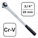3/4" Knarre 72 Zähne - 550mm 