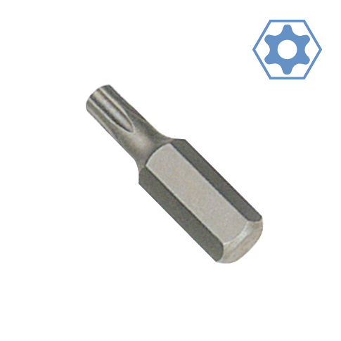 Torx bit mit Loch, T40, Stirnloch, 5/16 Zoll