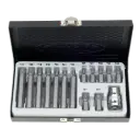 Torx Bit Set, S2 Stahl, 3/8 Zoll, T20-T55, Bit Halter Set