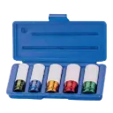 Kraftstecknüsse, Schlagschrauber Nüsse 1/2 Zoll, Cr-Mo, 15-22mm, inkl. Box