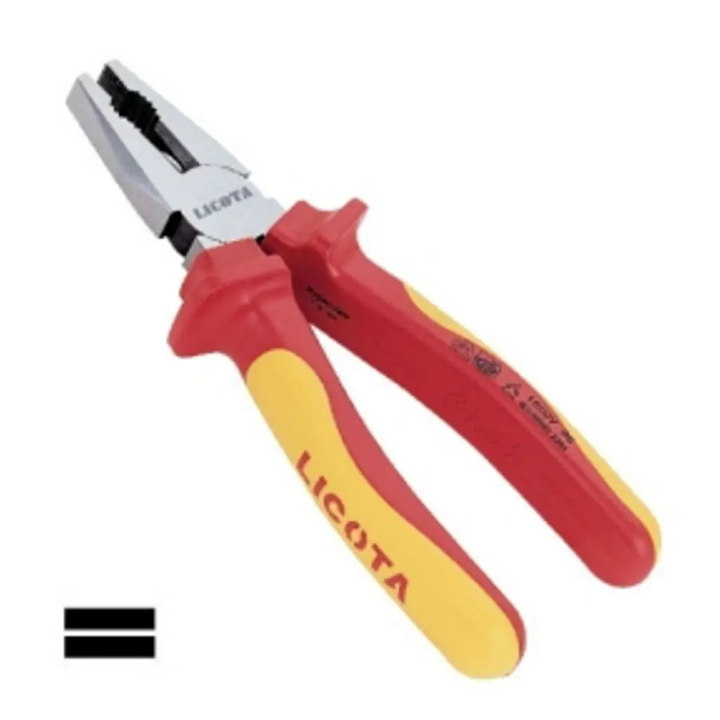 Kombizange VDE, Elektriker Zange, 180mm, isoliert, Boni-Shop