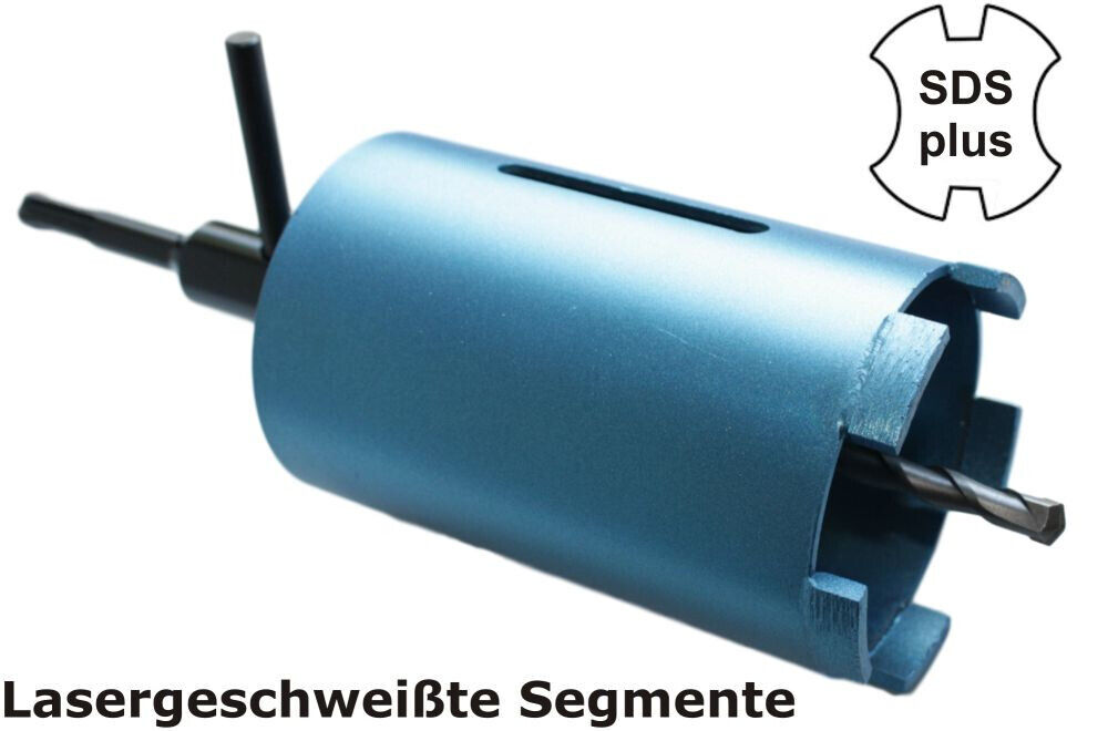Laser 68 x 135 mm mit SDSplus-Schaft 115mm + Zentrierbohrer 