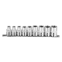 Torx Nuss Set, Aussen Torx Nüsse, 1/2 Zoll E-Profil, Cr-V, Aufsteckschiene