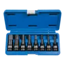 Schlagschrauber Set, Steckschlüssel Set Cr-Mo 1/2 Zoll Innensechskant 6-19mm 8-teilig
