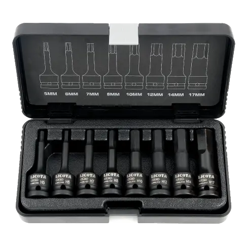 Torx Nüsse 3/8 Zoll, Schlagschrauber Nuss Set, BONI, T20-T60, 8-teilig