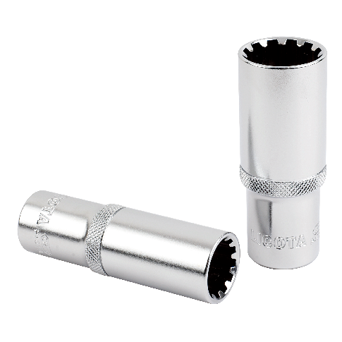 1/2 zoll Nuss, Vielzahn Nuss, lange Ausführung, 14mm, CrV SW14, 76mm
