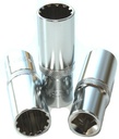 5 Stecknüsse 1/2" Spline (XZN) Lang-Nuss SW 22, 24, 27, 30, 32 Cr-V - #190925