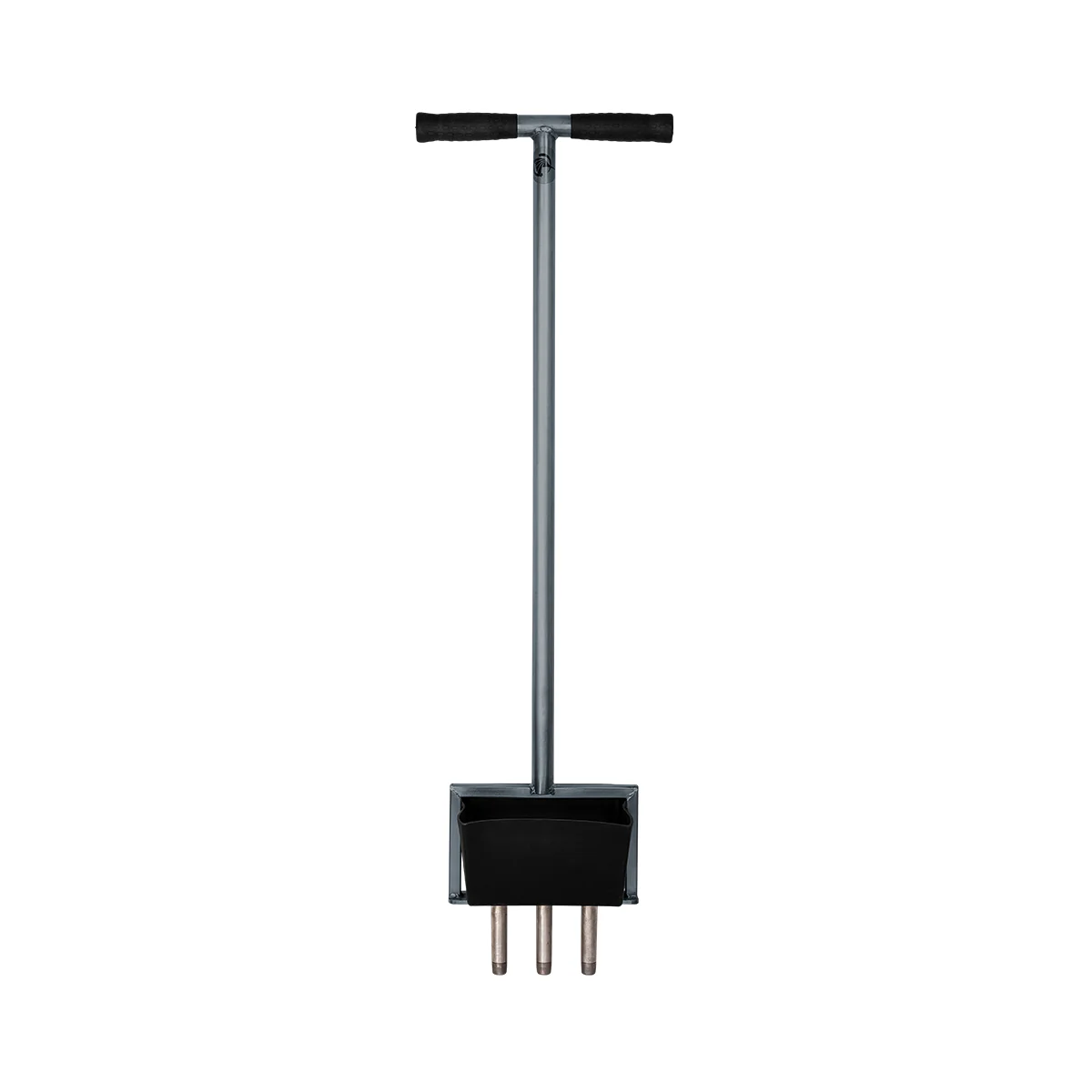 Rasenspecht, Stahl, 86cm bis 180cm, mit Auffangwanne, 3er Hohlspoon 20mm, anthrazit