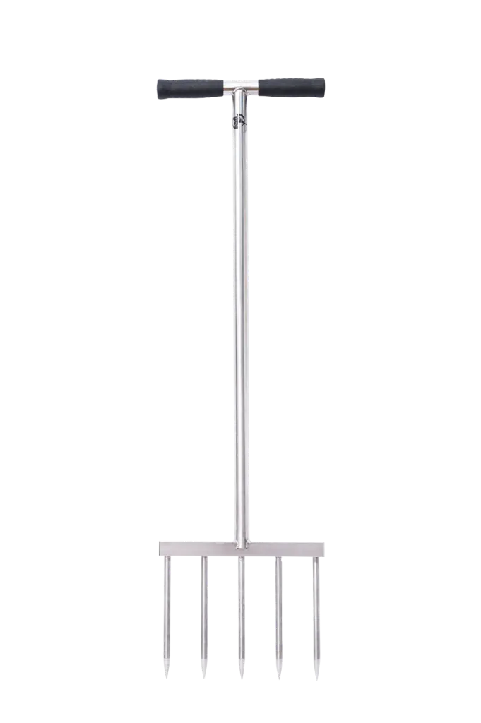 Rasenkralle, Tiefenlockerer mit Vollspoons, Edelstahl, 12mm Durchmesser, 200mm Lang