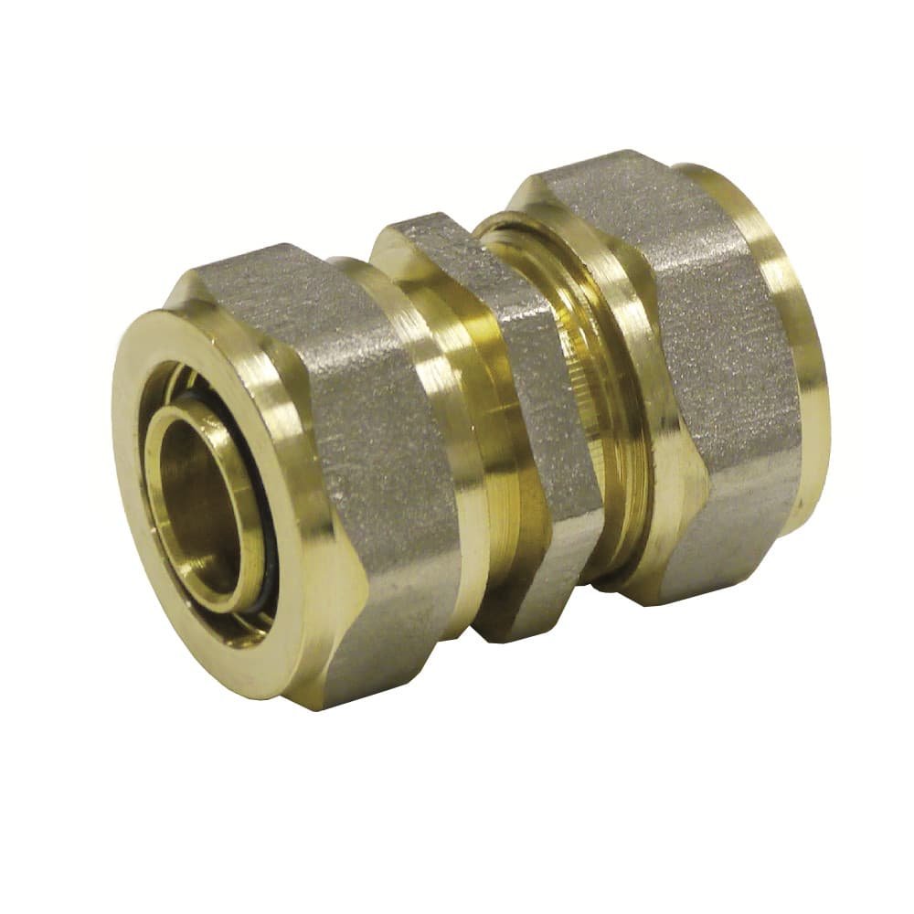 Schraubfitting Kupplung 26mm, ohne Pressen, DVGW Fitting