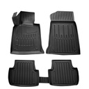 Gummimatten Auto 3D für BMW 3 (E46) (1998-2006), passgenaue Polyurethan Fußmatten