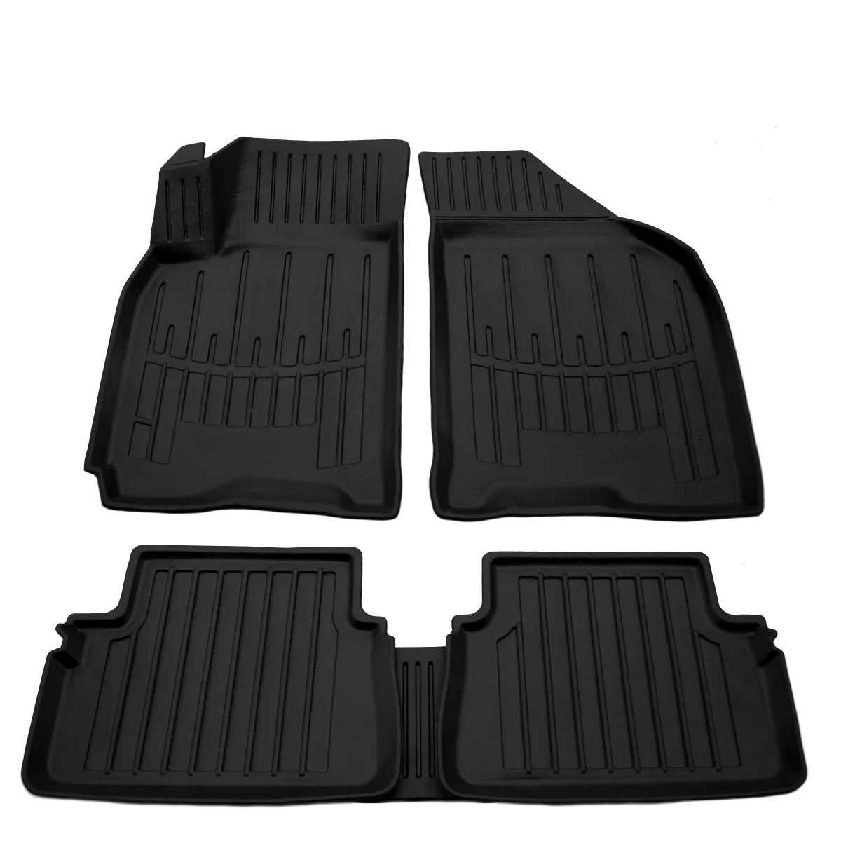 Gummifußmatten Auto 3D für CHEVROLET Lacetti (2004-...), passgenaue Gummimatten, Auto Fußmatten