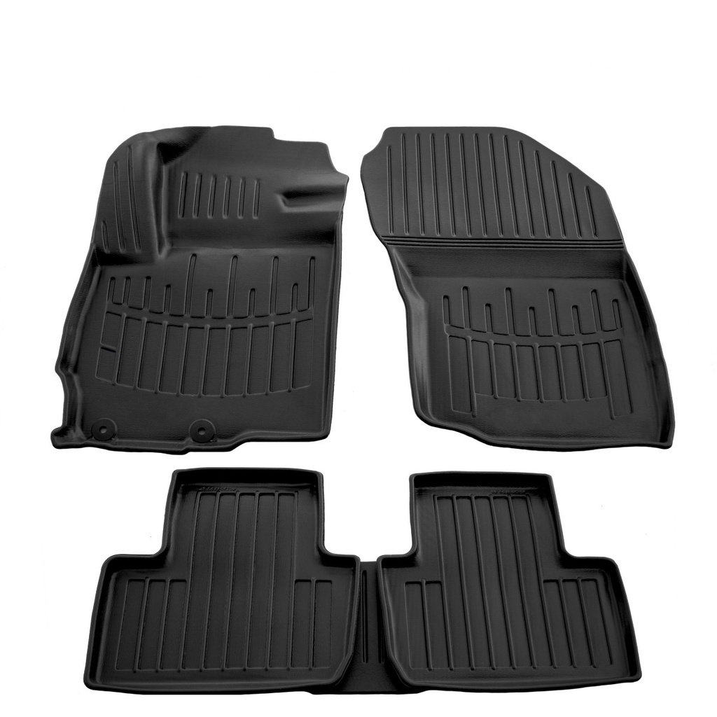 Gummifußmatten Auto, 3D Gummifußmatten, Passgenaue Fußmatten, Citroen C4 Aircross (2012-2017)
