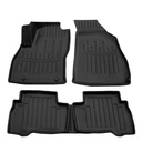 Gummifußmatten Auto 3D für FIAT Fiorino III (2008-2021), passgenau, geruchsfrei