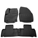 Fußmatten Auto für FORD S-Max (2006-2014) (2011-2014), 3D Gummimatten, passgenau, FC2 Clips