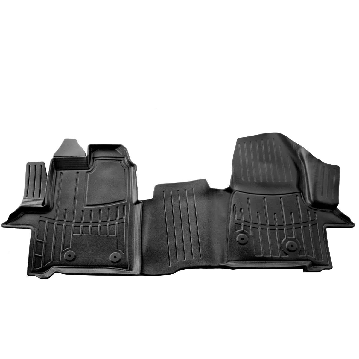 Fußmatten Auto, Gummimatten Auto 3D für FORD Transit (2014-...), passgenaue Autofußmatten