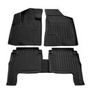 Fußmatten Auto, Gummimatten Auto 3D für HYUNDAI Santa Fe II (CM) (2006-2010), passgenaue Autofußmatten